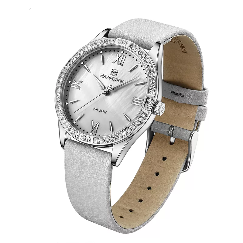 ساعت مچی عقربه‌ای کوارتز زنانه نیوی فورس مدل 5038 SW