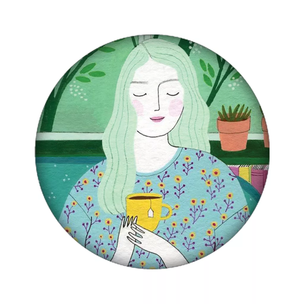 آینه جیبی مدل زن کد 743