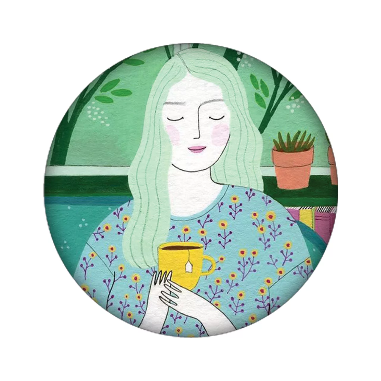 آینه جیبی مدل زن کد 743