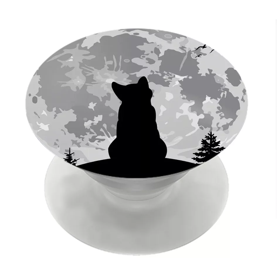 پایه نگهدارنده گوشی موبایل پاپ سوکت مگافون طرح گربه مدل 9410