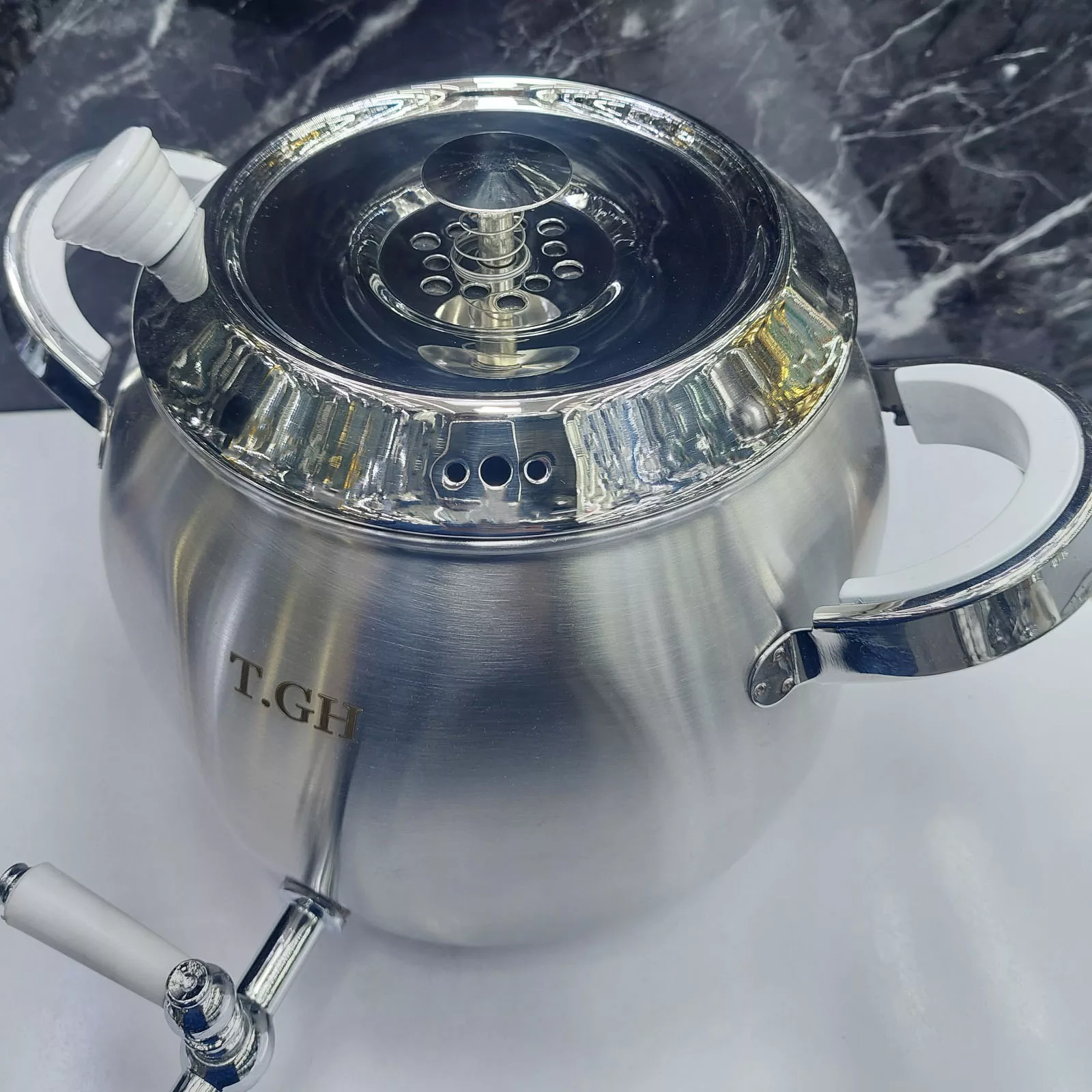 ست کتری و قوری تی جی اچ مدل 9020 گنجایش 6لیتر
