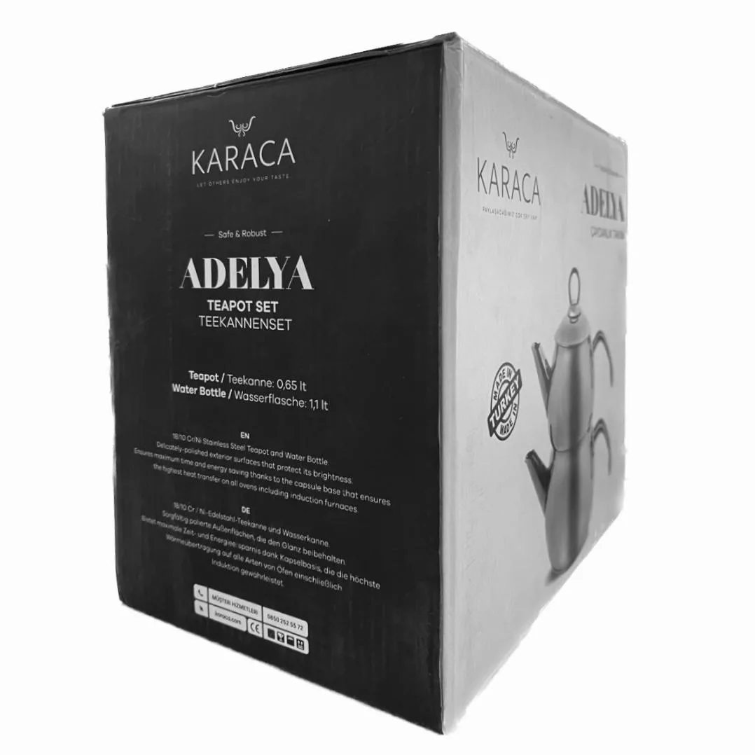 ست کتری و قوری کاراجا مدل مینی Karaca Adelya