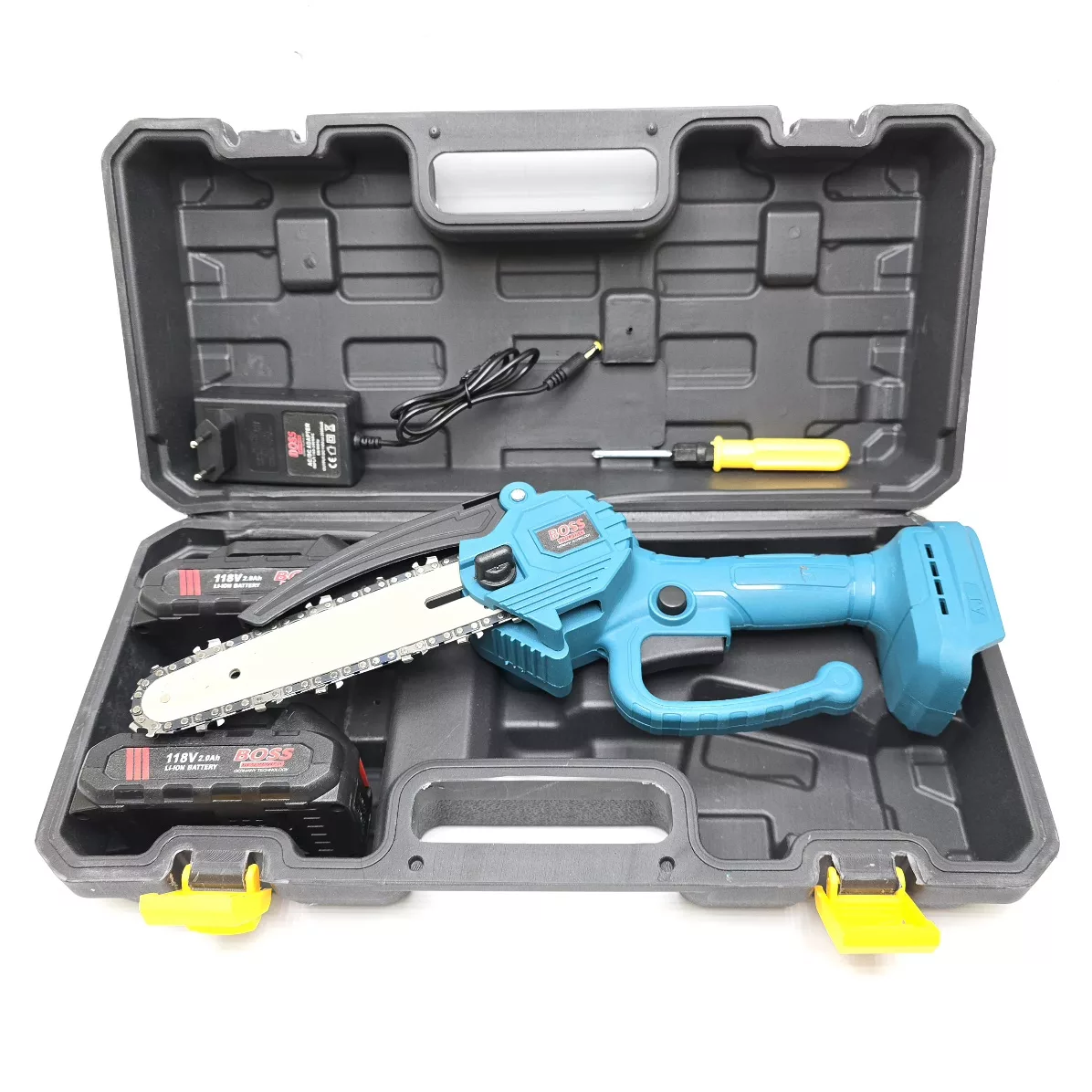 اره زنجیری شارژی باس مدل CM20 -V118 مجموعه 4 عددی اره زنجیری شارژی باس مدل CM20 -V118 مجموعه 4 عددی