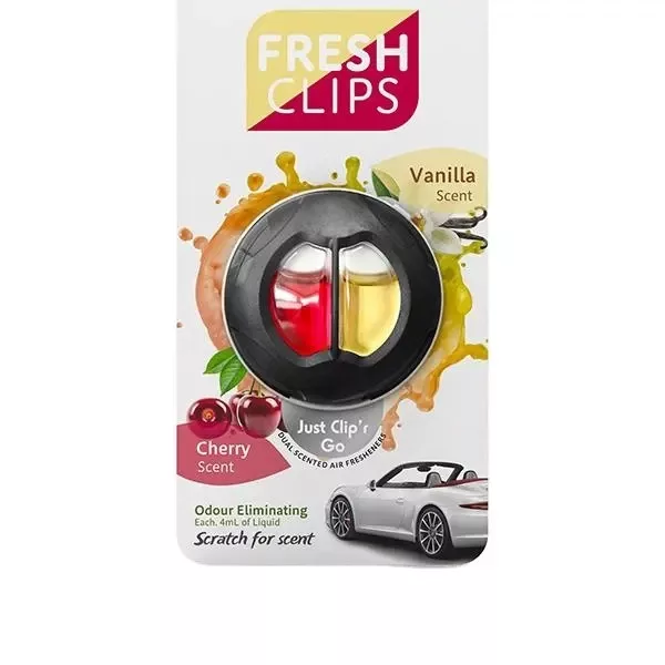 خوشبو کننده خودرو تاپ کار مدل گیلاس و وانیل حجم 8 میلی لیتر بسته دو عددی