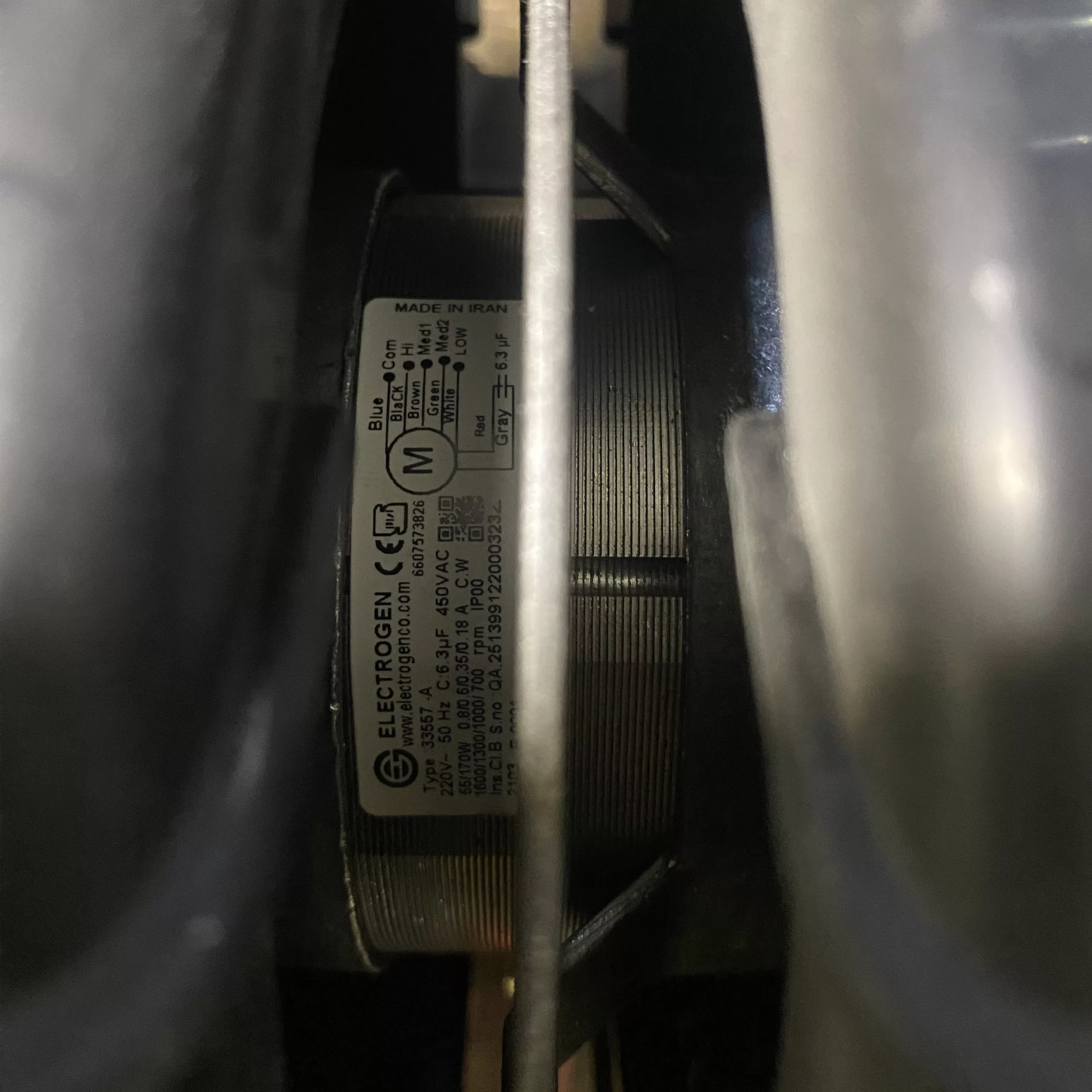 فن حلزونی الکتروژن کد 33557-A