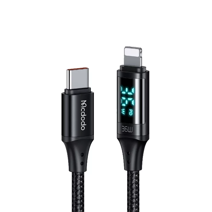 کابل تبدیل USB-C به لایتنینگ مک دودو مدل CA-103 36W طول 1.2 متر
