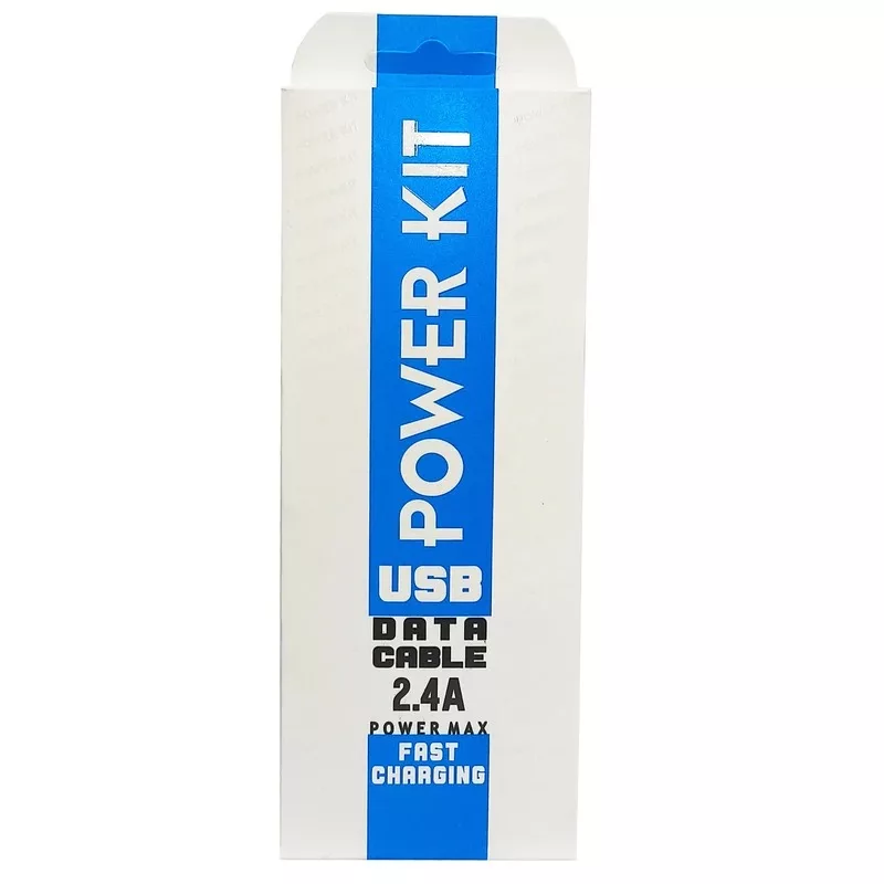 کابل تبدیل USB-C به USB-C پاور کیت مدل FAST CHARGE COTTON طول 1 متر