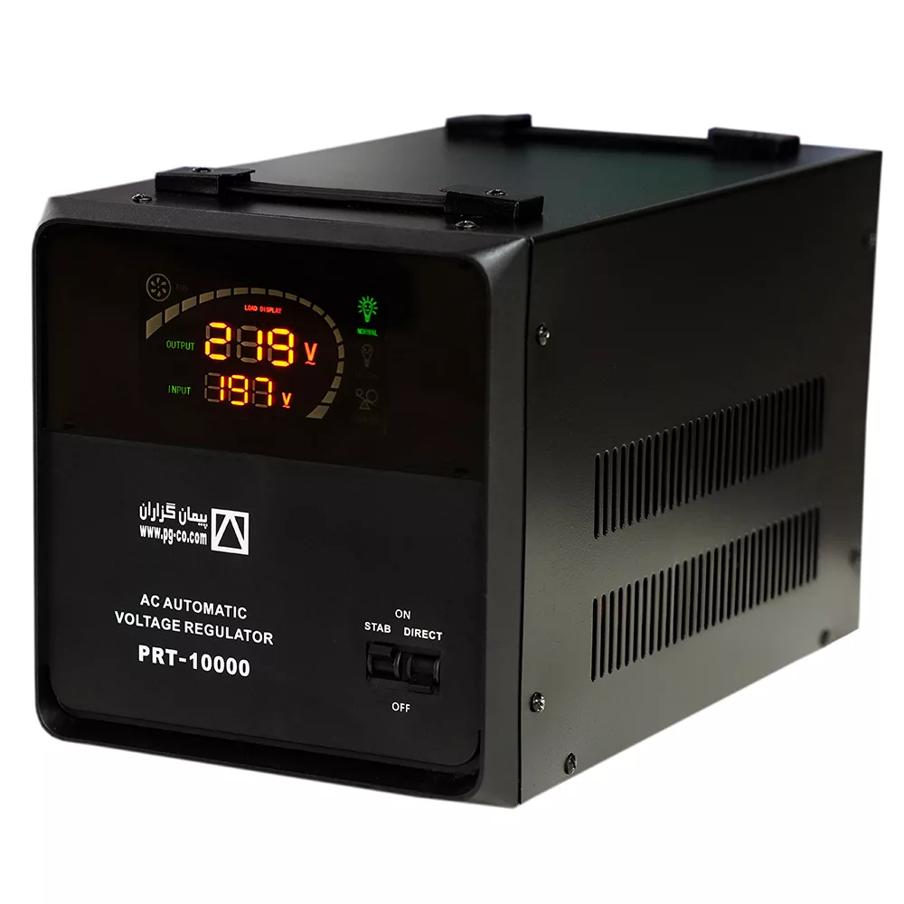 استابلایزر پیمان گزاران مدل PRT-10000 ظرفیت 10000 ولت آمپر
