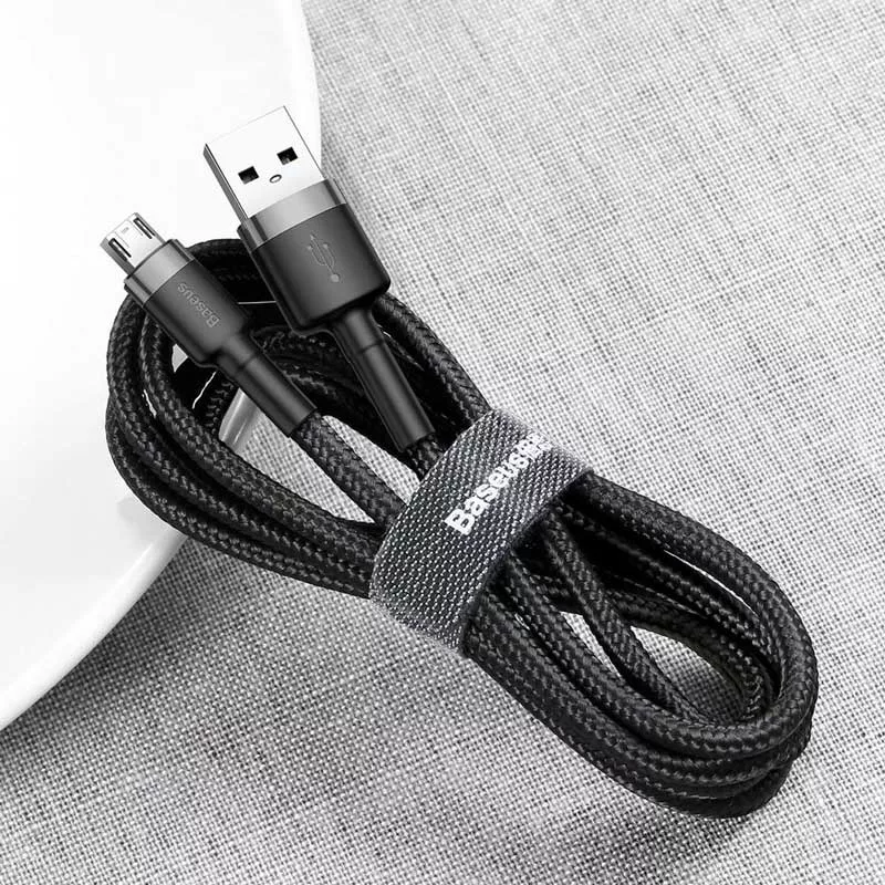 کابل تبدیل USB به microUSB باسئوس مدل CAMKLF-BG1 طول 1 متر