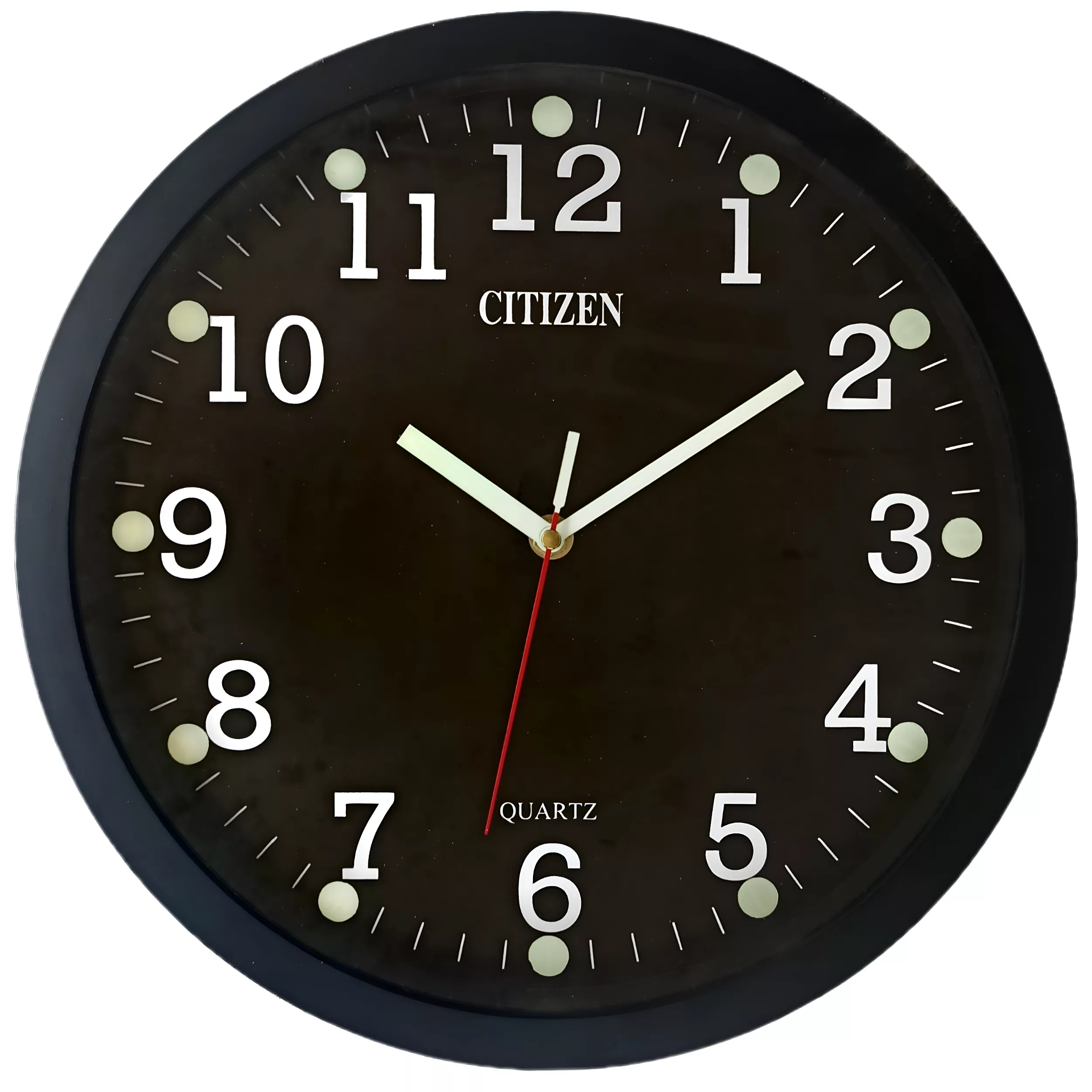 ساعت دیواری کوارتز سیتی زن مدل سوپر شب تاب