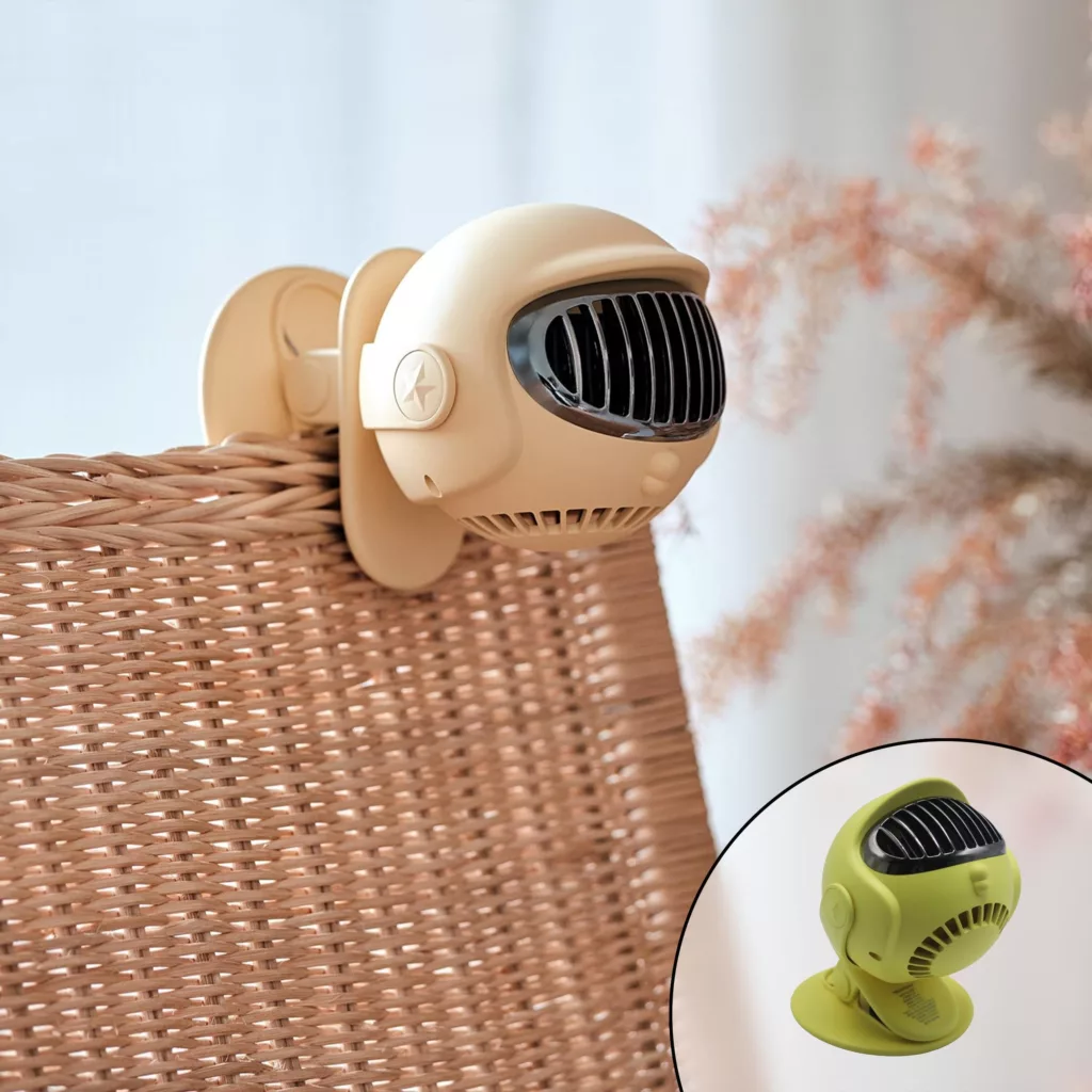 پنکه گیره‌ای مدل شارژی کد YP-GB4706.1-12.5CM