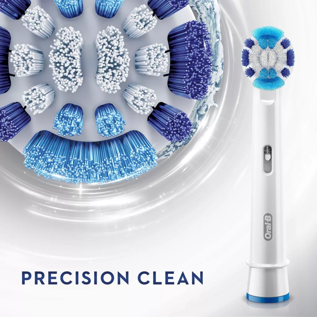 سری یدک مسواک برقی اورال-بی مدل Precision Clean بسته 5 عددی