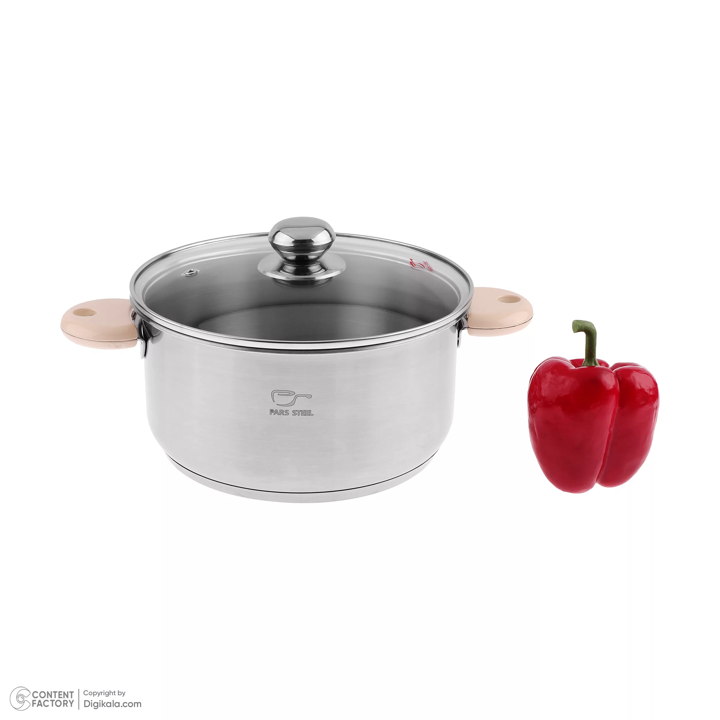سرویس تابه و قابلمه 3 پارچه پارس استیل مدل رایکا کد 2024