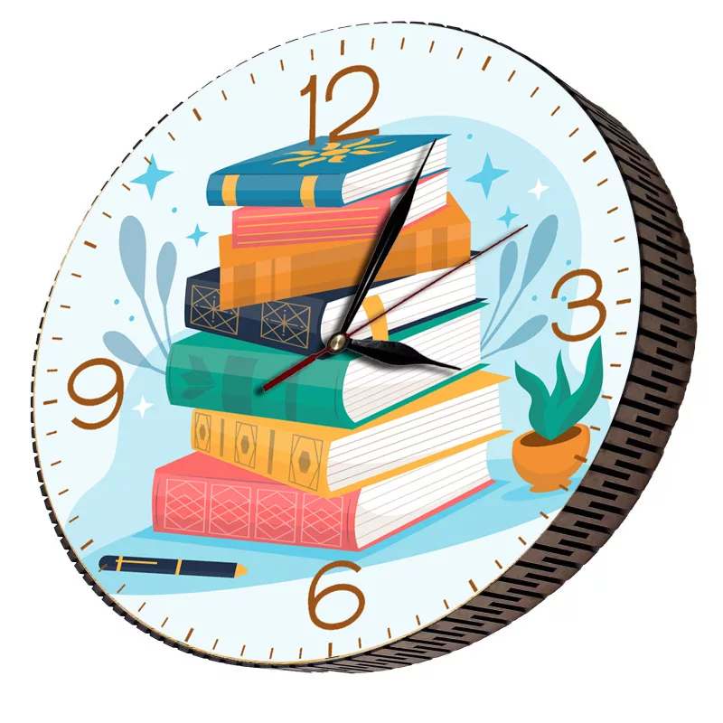 ساعت دیواری مدل کتاب