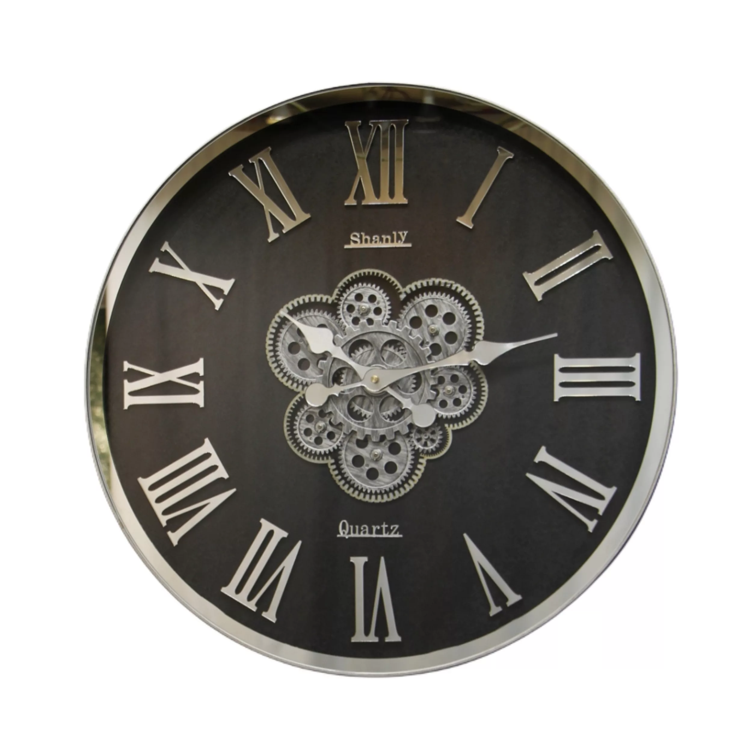 ساعت دیواری شانلی مدل چرخ دنده ای کد 1404m