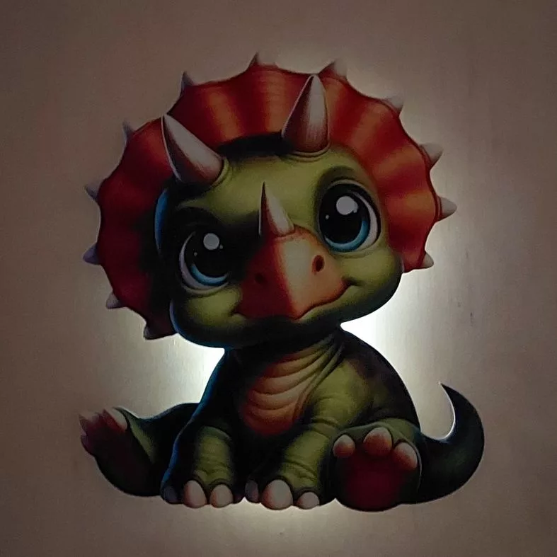 چراغ خواب اتاق کودک مدل دایناسور LU078