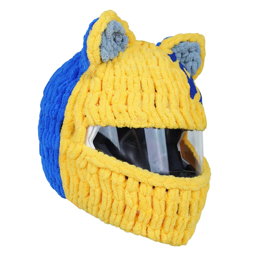 کلاه کاسکت پی مدل NOFACE Bear ye/bl