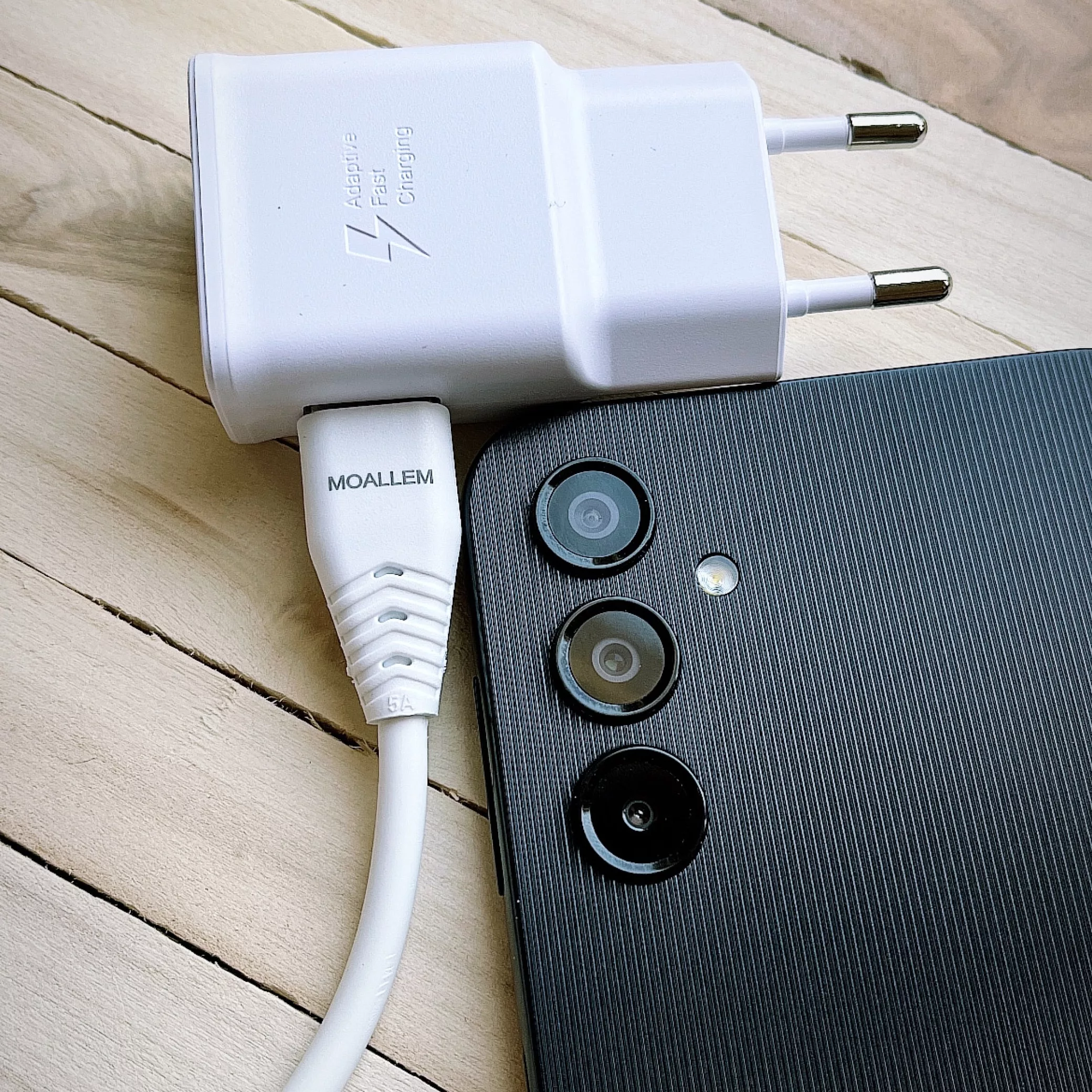 کابل تبدیل USB به USB-C معلم مدل Galaxy-A31 طول یک متر