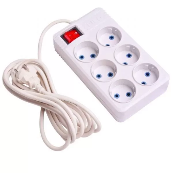 چندراهی برق پیکو مدل 6 خانه سیم بلند