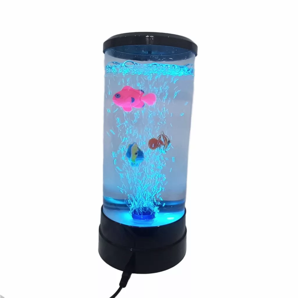 چراغ خواب کودک مدل آکواریومی سه ماهی کنترلی