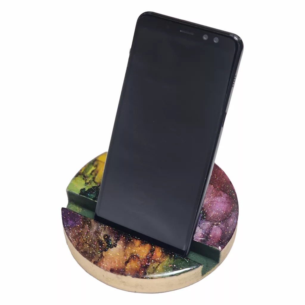 پایه نگهدارنده گوشی موبایل و تبلت مدل آب رنگی