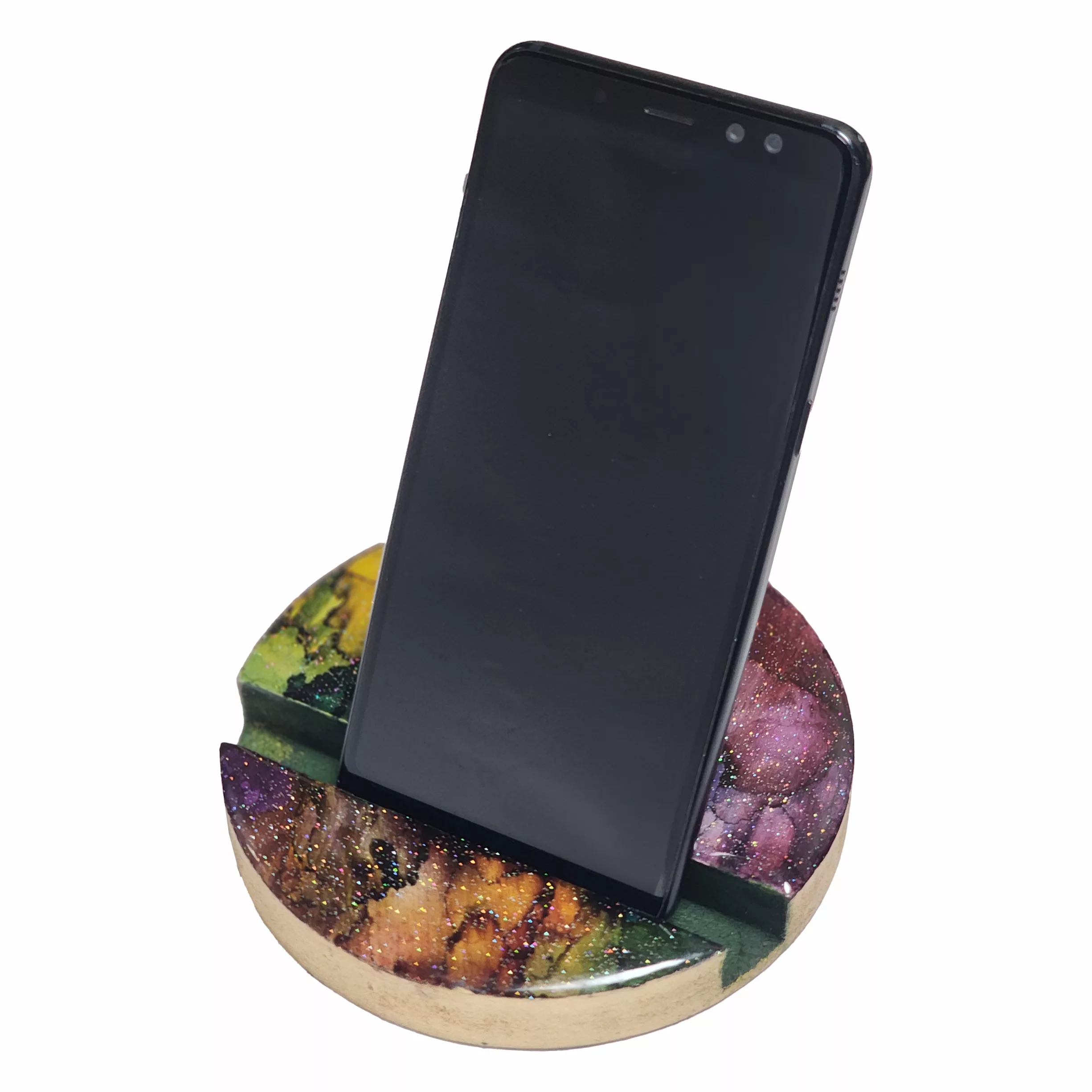 پایه نگهدارنده گوشی موبایل و تبلت مدل آب رنگی