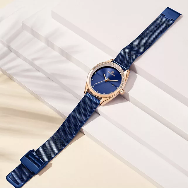 ساعت مچی عقربه ای زنانه نیوی فورس مدل NF5015L - AB-RZ