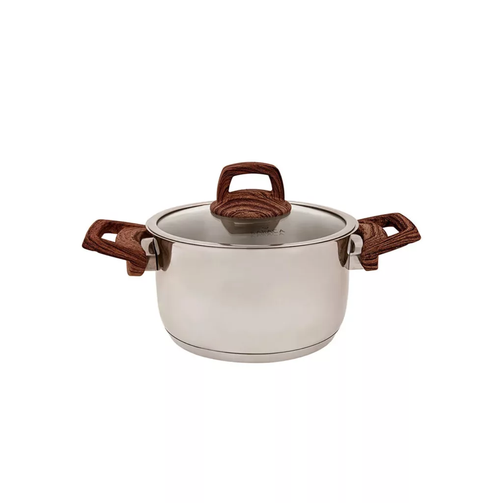 سرویس قابلمه استیل 8 پارچه کاراجا مدل Silva