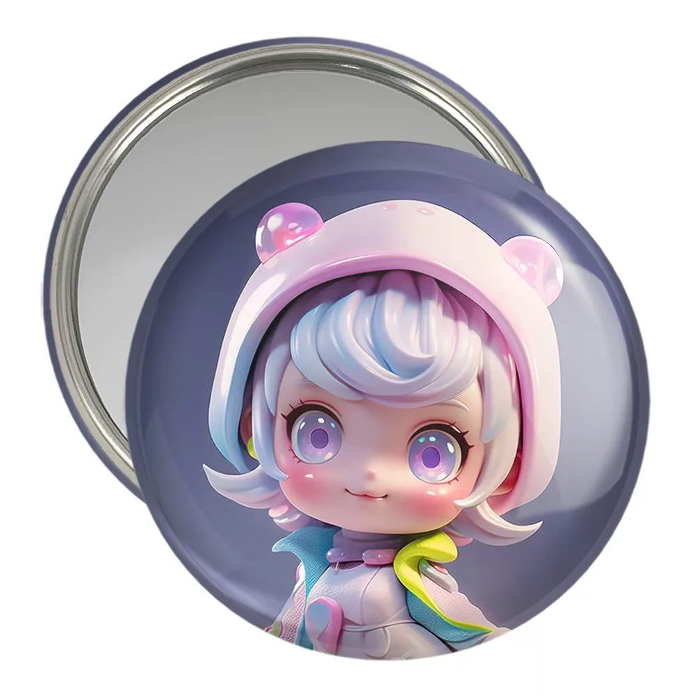 آینه جیبی خندالو مدل دخترانه کد 28816