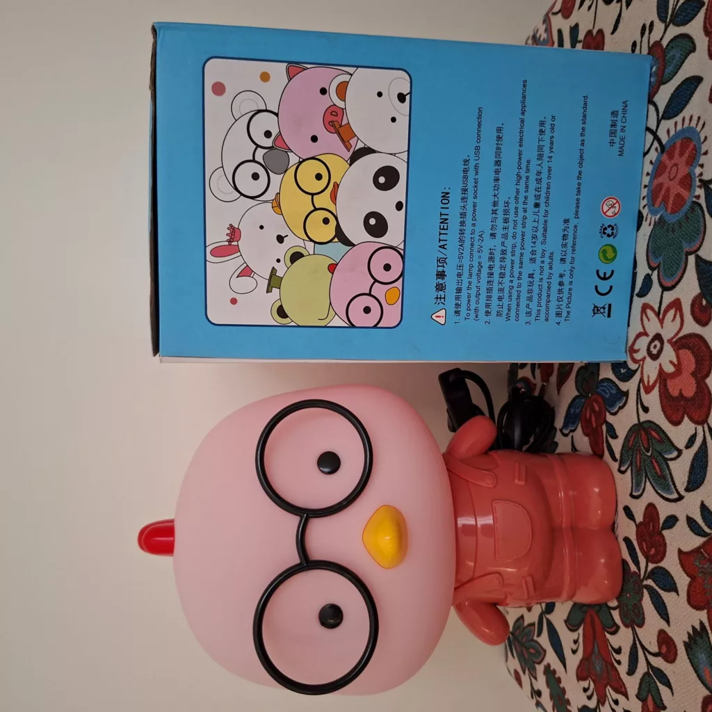 چراغ خواب اتاق کودک مدل جوجه خروس