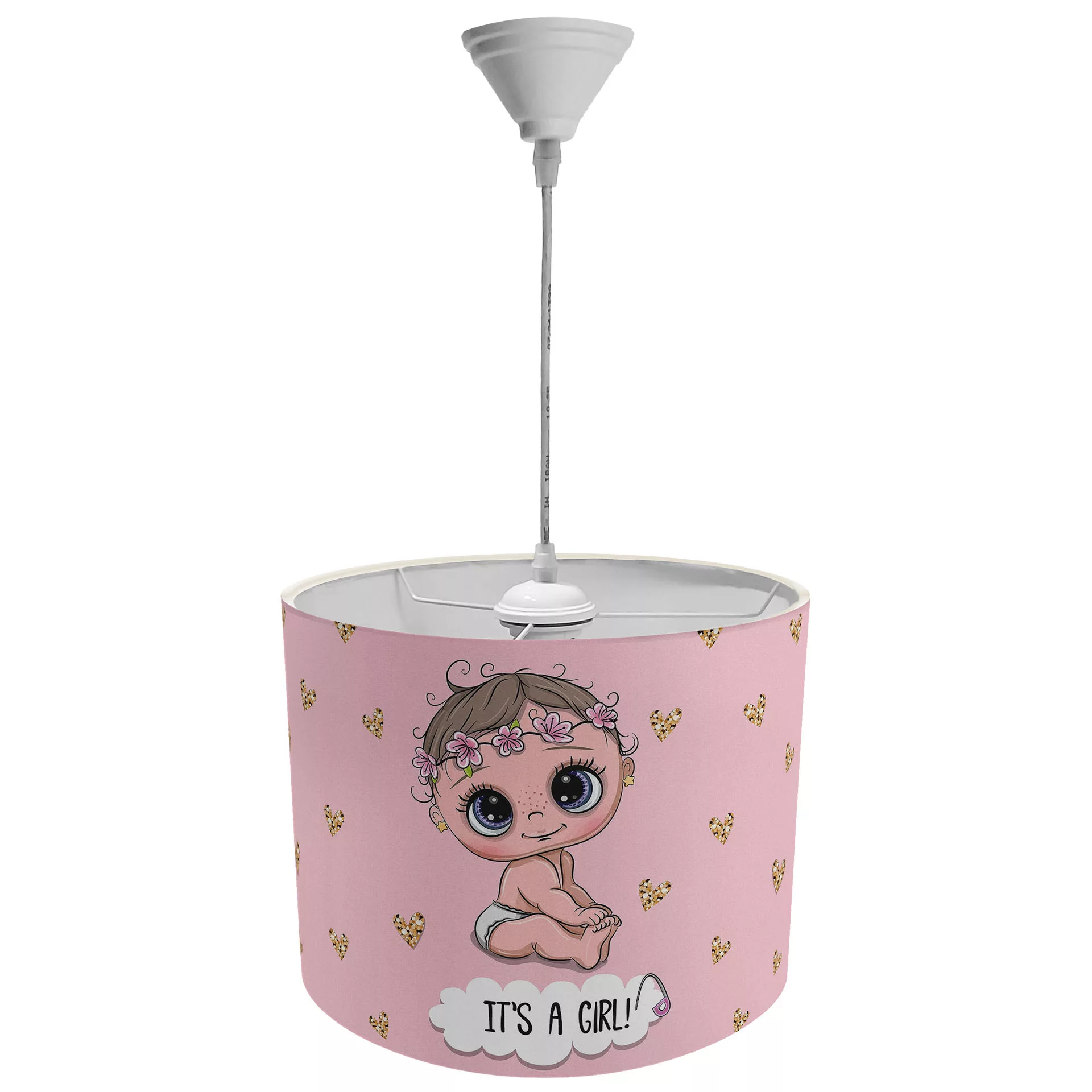 لوستر کودک طرح نی نی نوزاد مدل LBR-PD-017