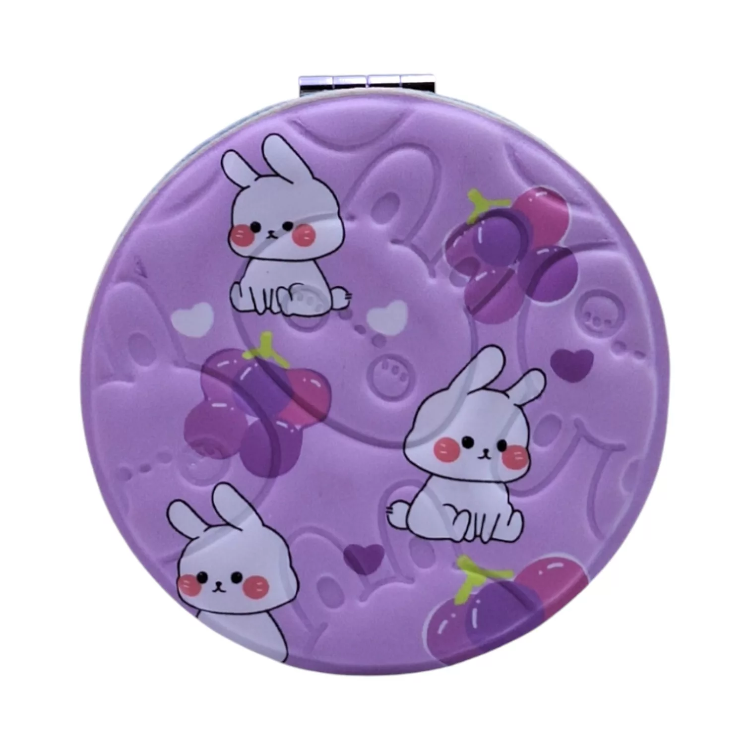 آینه آرایشی تاشو جیبی مدل دو طرفه طرح خرگوش کد 1002