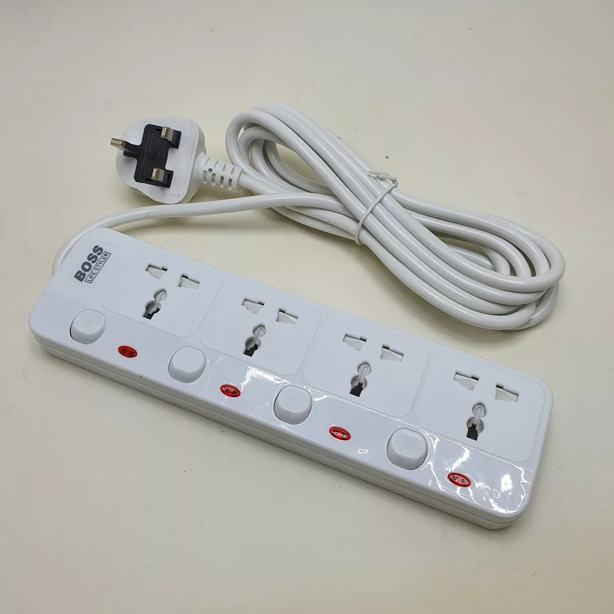 چندراهی برق باس مدل 4POWER-SOCKET