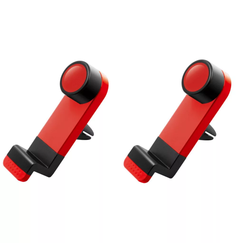 پایه نگهدارنده گوشی موبایل مدل دریچه کولر بسته دو عددی