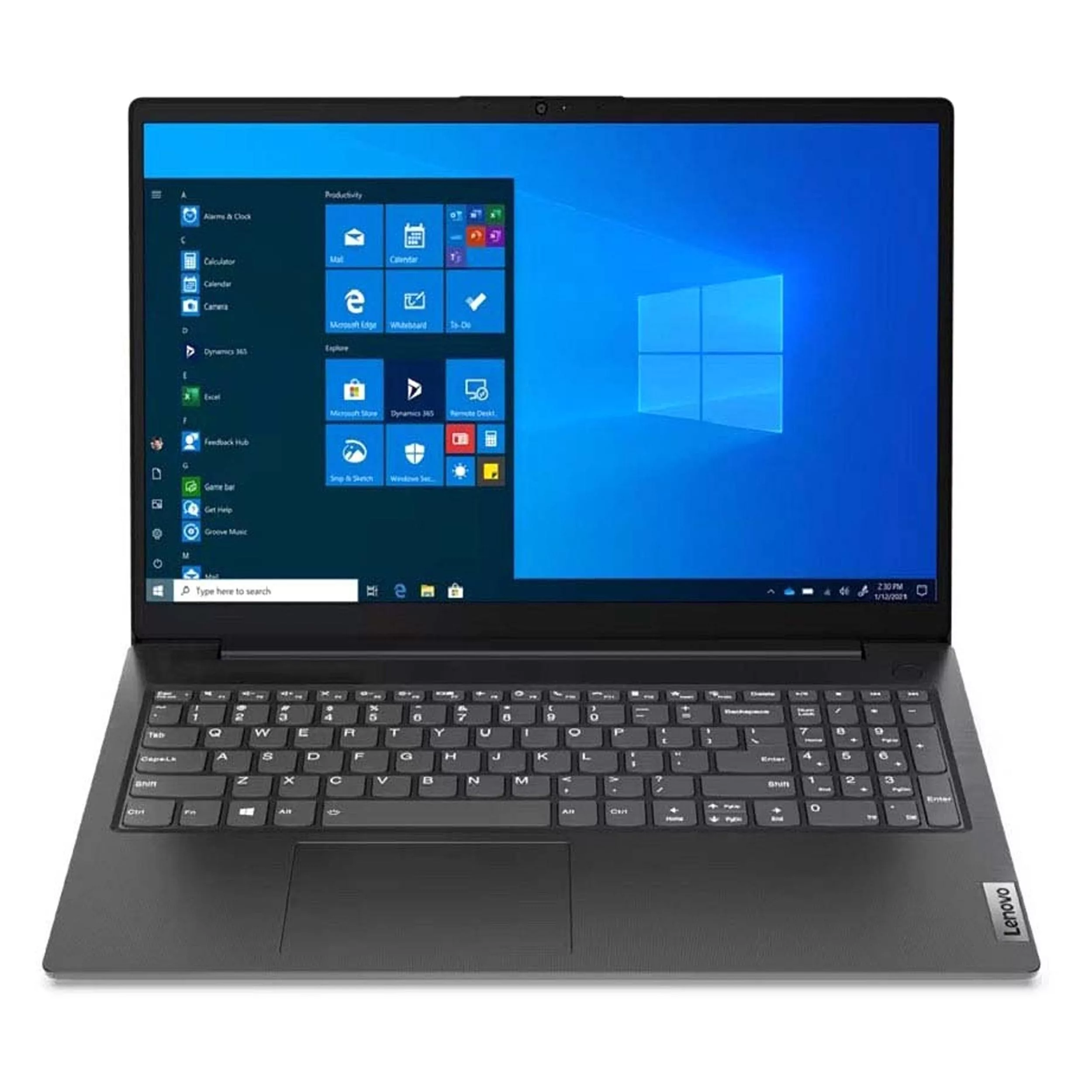 لپ تاپ 15.6 اینچی لنوو مدل V15 G2 IJL-Celeron N4500-4GB DDR4-256GB SSD-TN