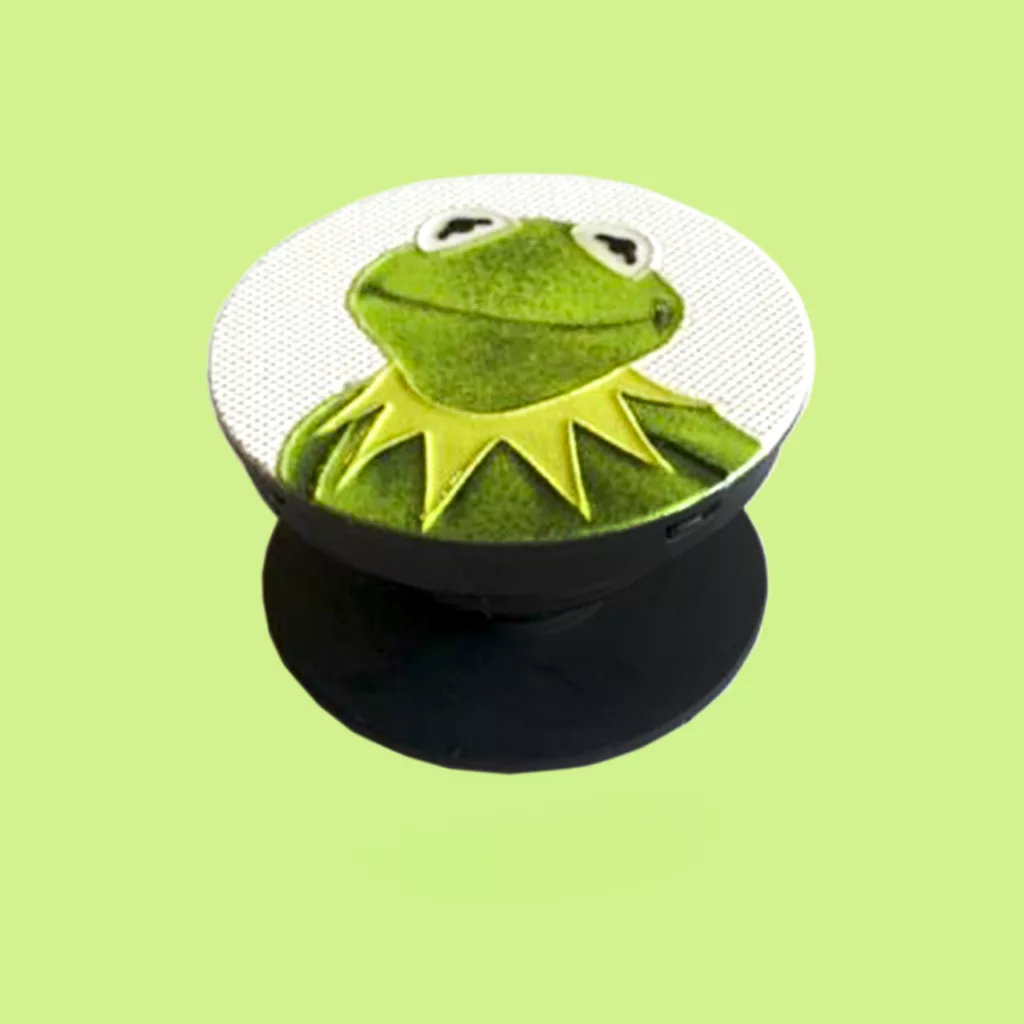 پایه نگهدارنده گوشی موبایل پاپ سوکت مدل قورباغه کرمیت