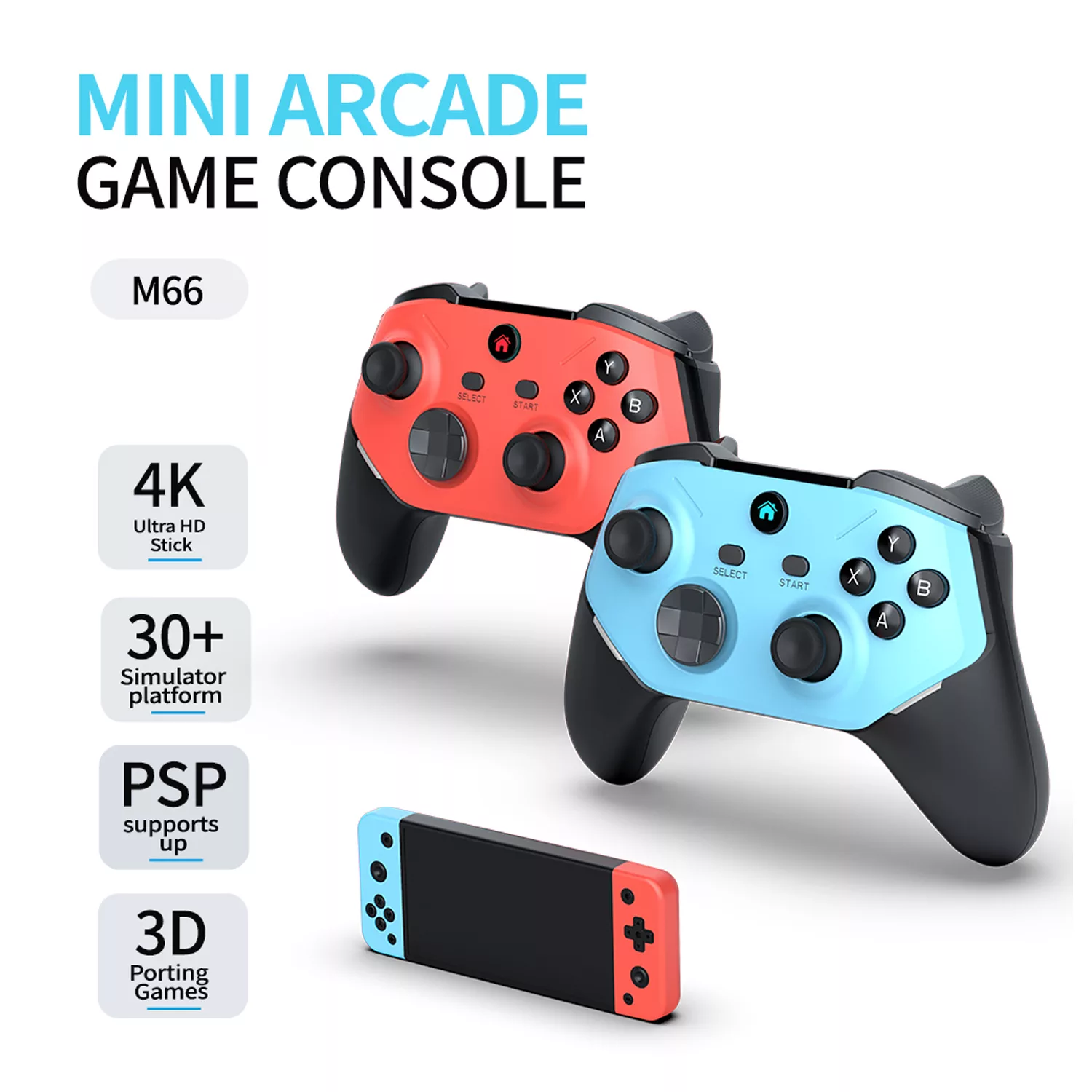 مجموعه کنسول بازی اس جی گم مدل M66