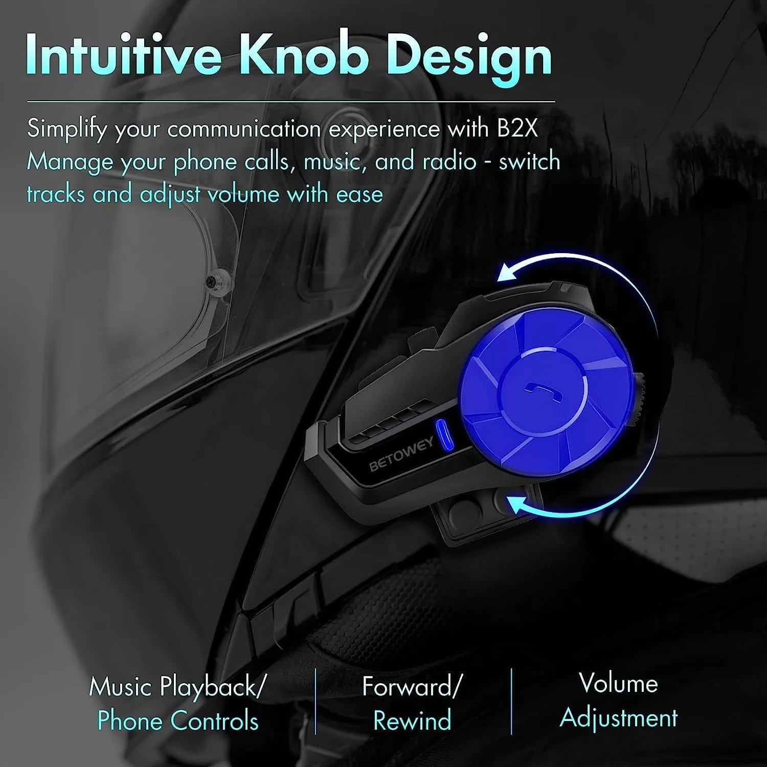 هدست کلاه کاسکت بتووی مدل B2X