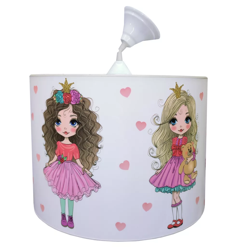 لوستر کودک مدل سه دختر موفرفری