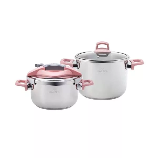 زودپز دوقلو کاراجا مدل Perfect گنجایش 4 و 6 لیتری