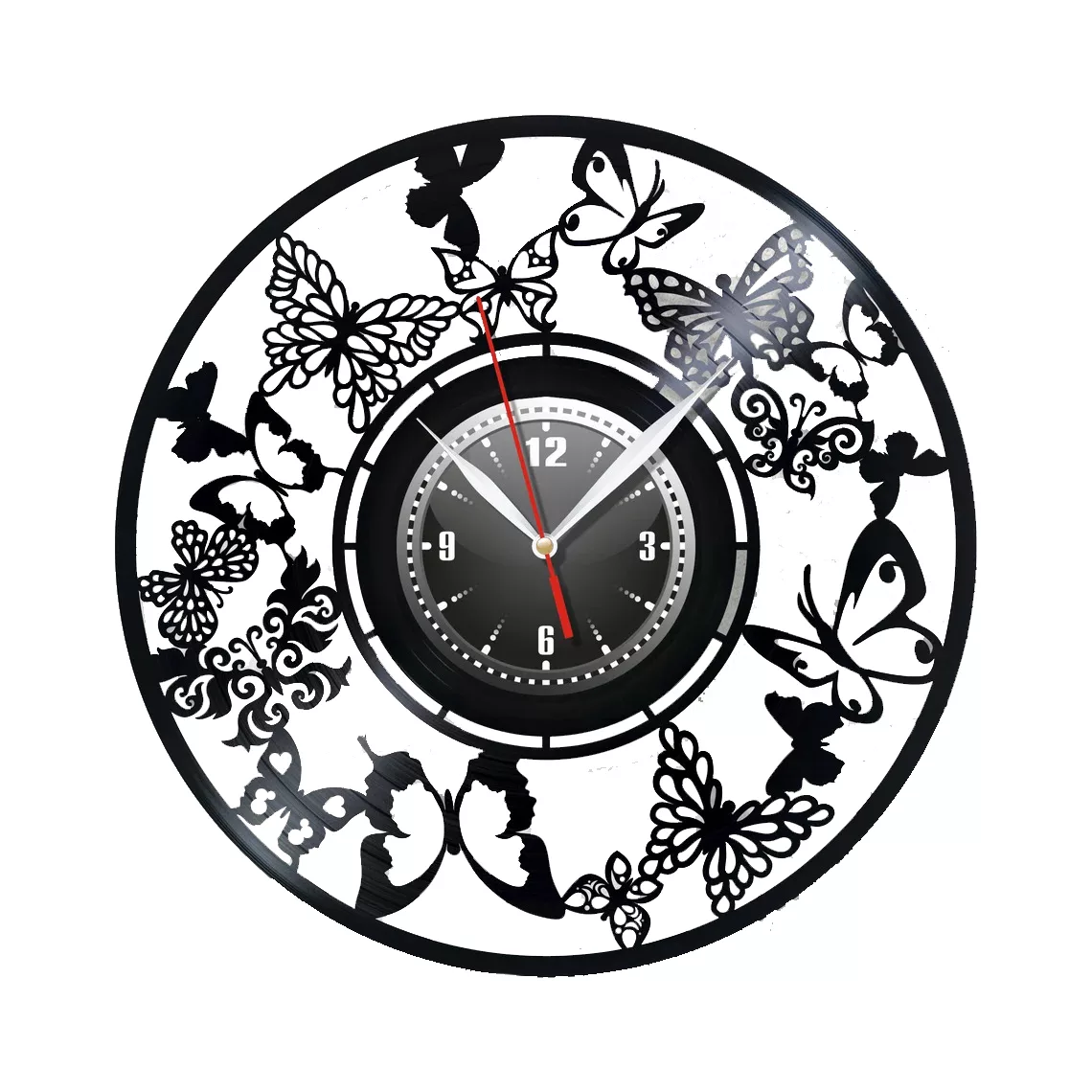 ساعت دیواری مدل پروانه