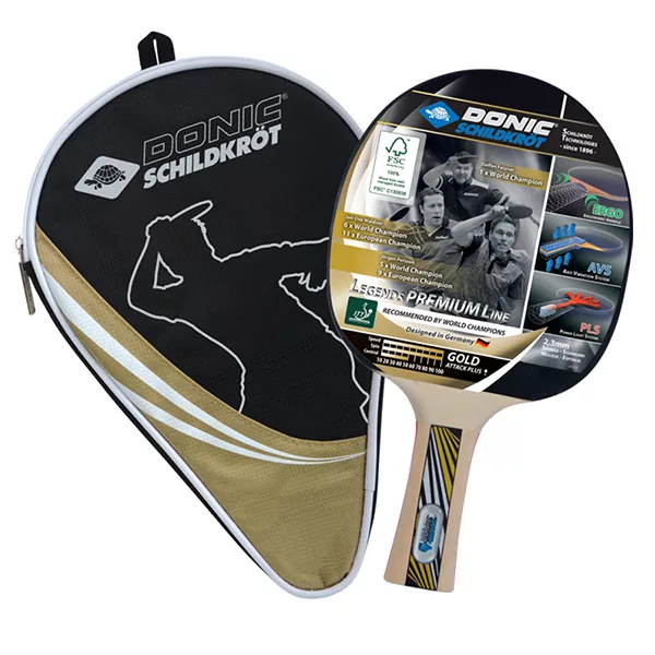راکت پینگ پنگ دونیک مدل Legends Gold