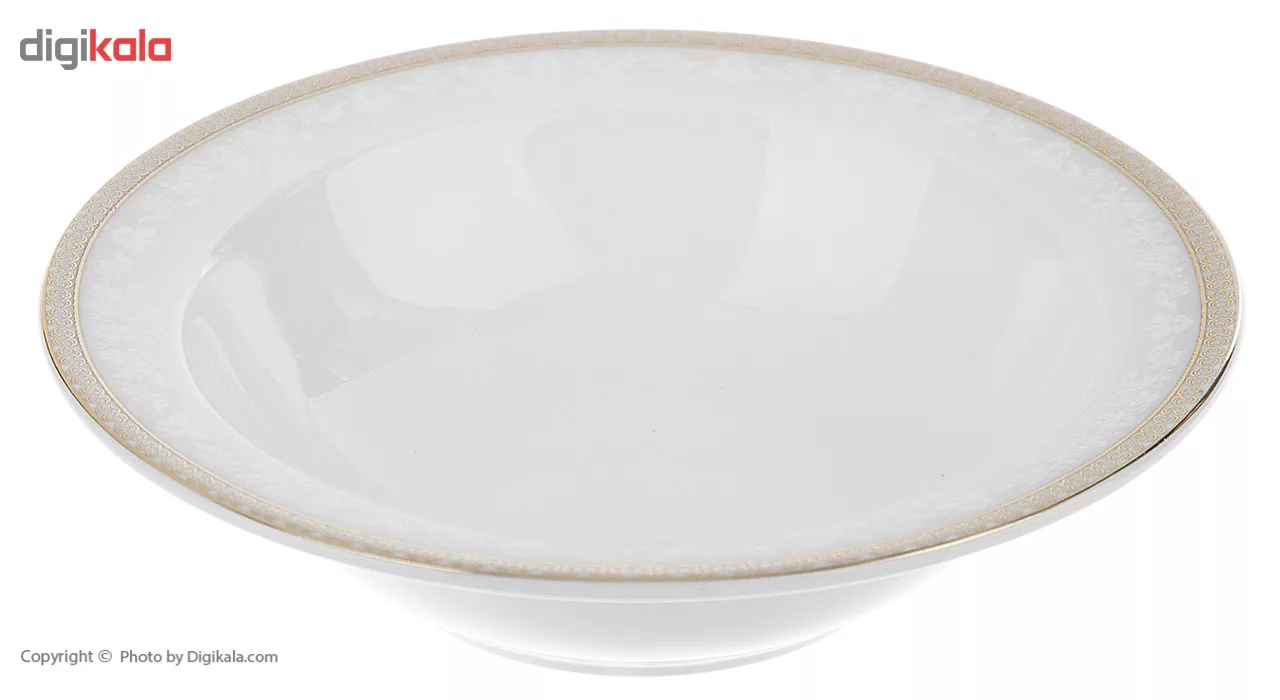 سرویس غذاخوری 28 پارچه 6 نفره چینی زرین ایران مدل  ایتالیااف ریوا درجه عالی