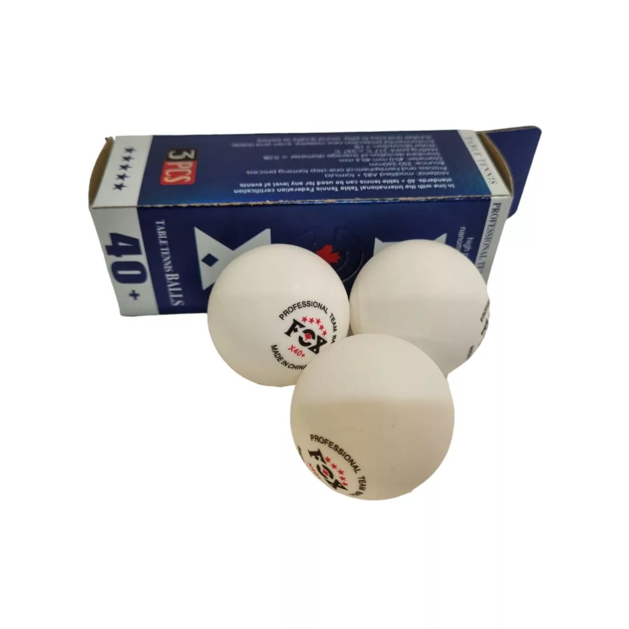 توپ پینگ پنگ فاکس مدل پنج ستاره مجموعه 3 عددی