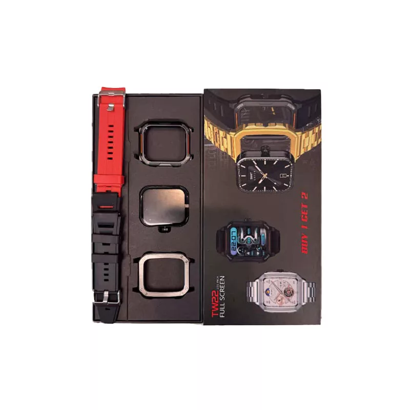 ساعت هوشمند 1.99 اینچی لومینکس مدل TW22 با بند سیلیکونی