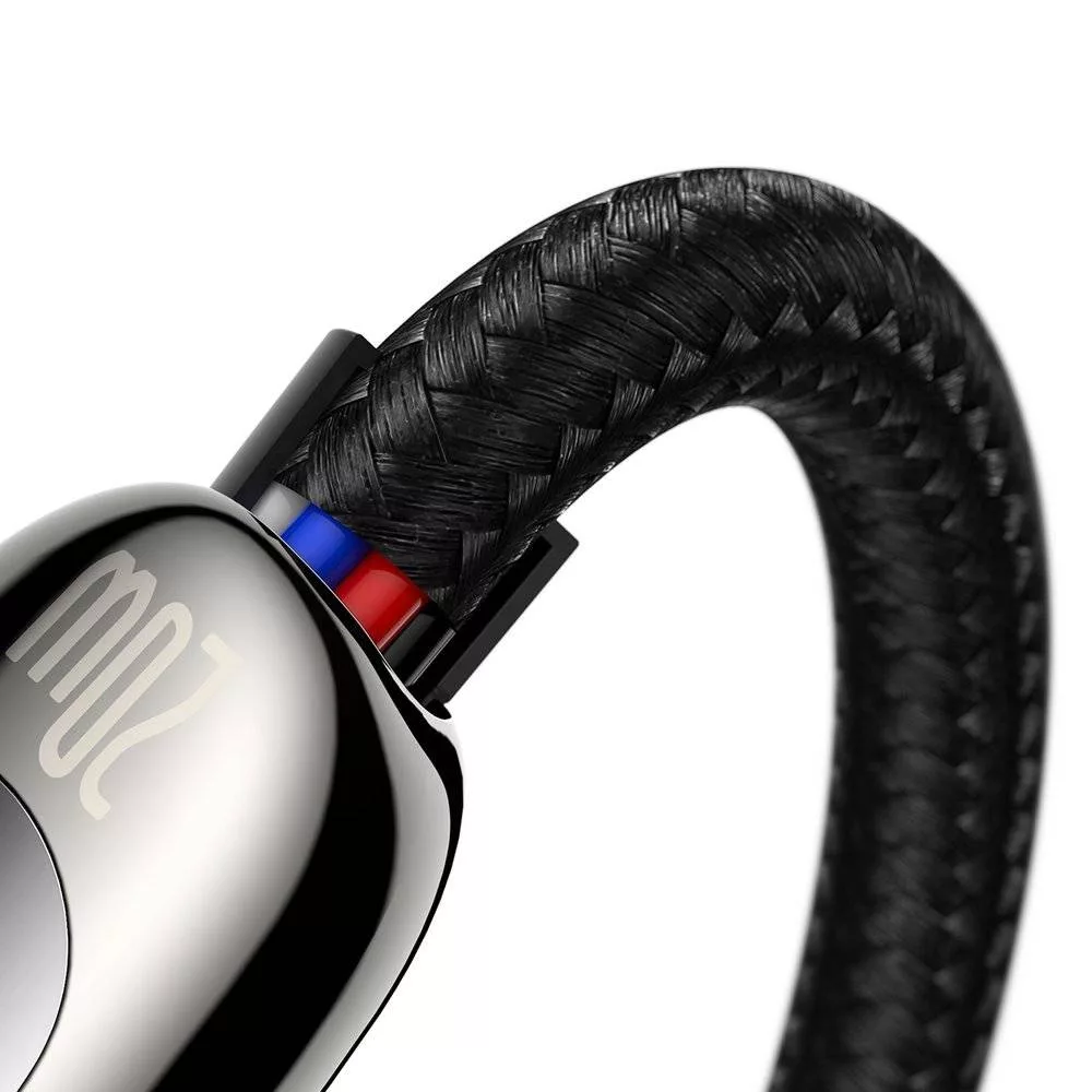 کابل تبدیل  USB-C به لایتنینگ باسئوس مدل Display Fast Charging-20w طول 1 متر