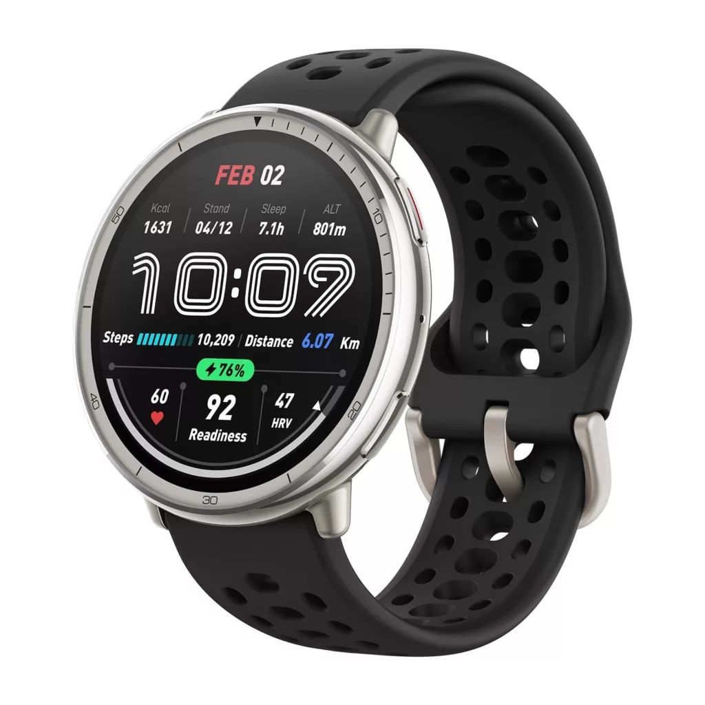 ساعت هوشمند 44 میلی متری آمازفیت مدل BS ACTIVE 2 SMART WATCH بند سیلیکونی
