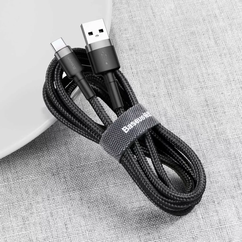 کابل تبدیل USB به USB-C باسئوس مدل CATKLF-BG1 Cafule طول 1 متر