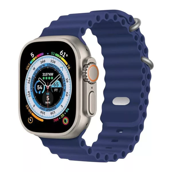 ساعت هوشمند مدل WS 75 ULTRA 2 دارای قابلیت های کنترل سطح اکسیژن خون، کنترل موسیقی (Music Player)، صفحه نمایش لمسی، صفحه نمایش رنگی، قابلیت تغییر طرح ساعت یا تم بند سیلیکون