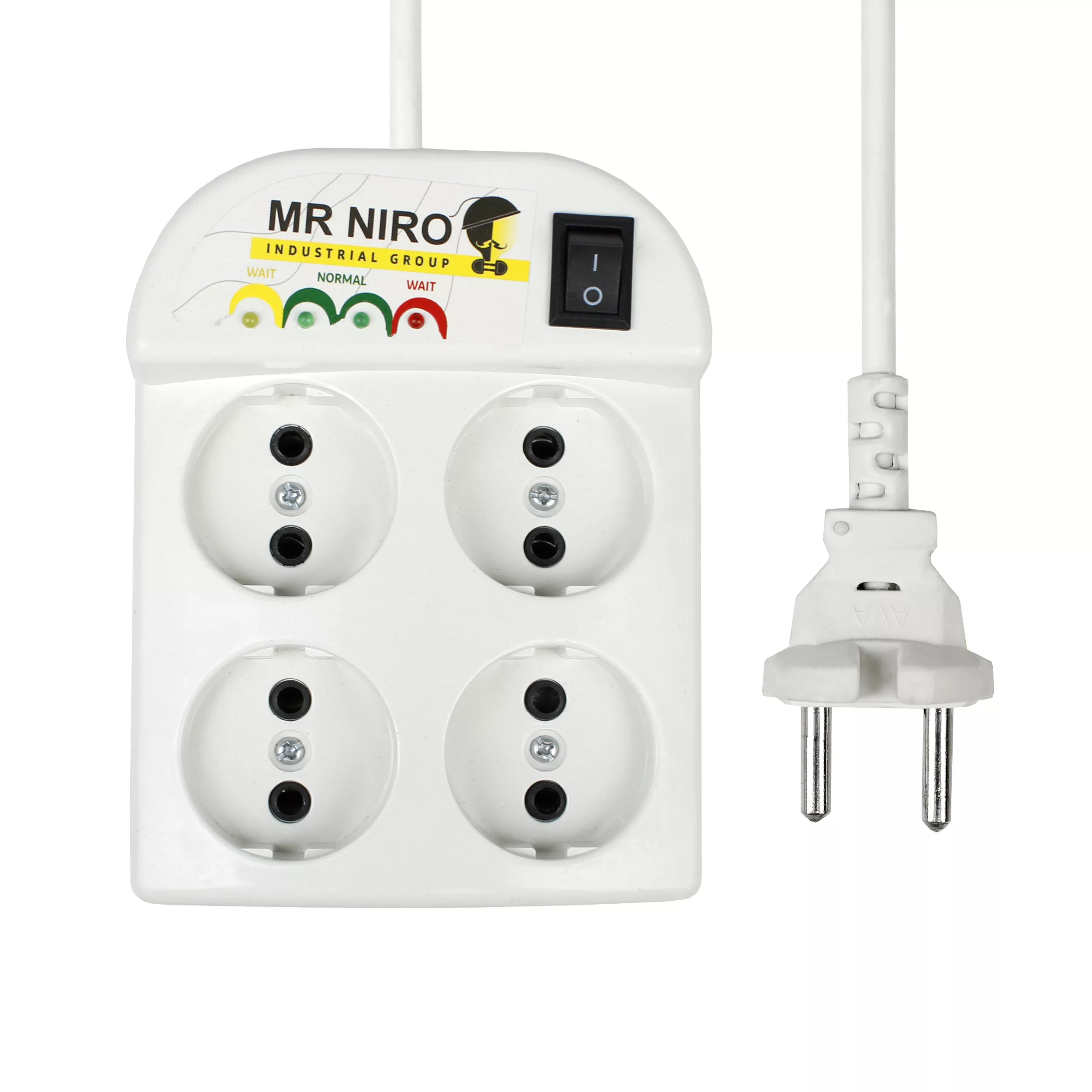 چند راهی برق مستر نیرو مدل 4 خانه